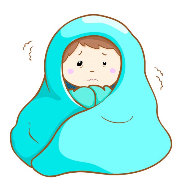 Person who is cold while trying to sleep