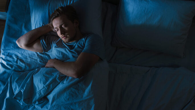 Man who is asleep