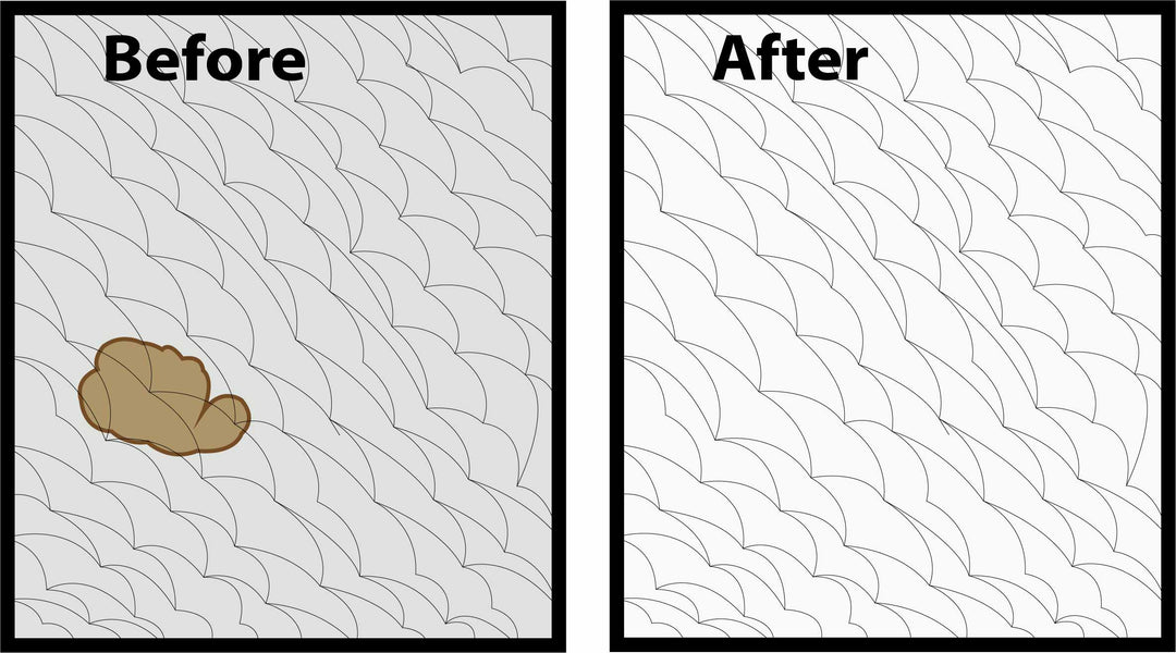 Difference in a clean and dirty Mattress