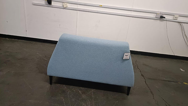 Armchair Sky Blue Linen Fabric Settee Couch M1501 New Modern