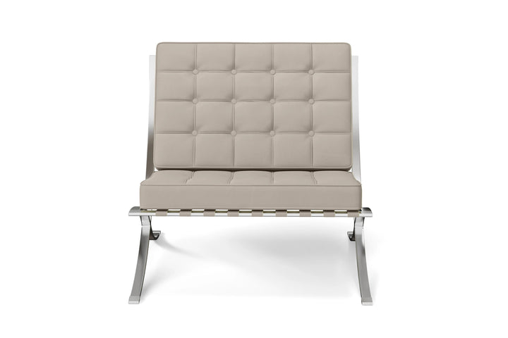 Armchair Sand Leather - W 78 cm x D 80 cm x H 80 cm