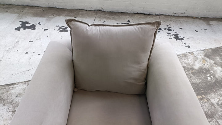 Armchair Sand Velvet - W 90 cm x D 86 cm x H 85 cm